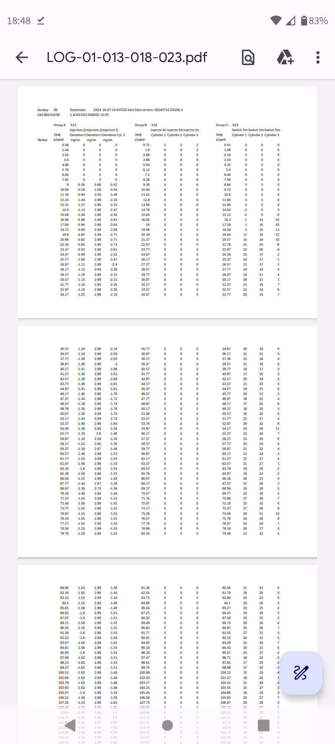 Sheet 1