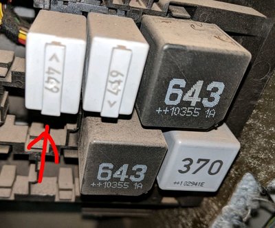 Headlight relay