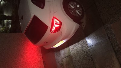 Rear LED Light Clusters With Double Reverse Light