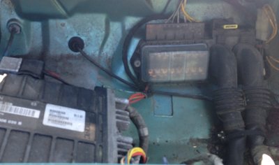 Is the black wire closest to the fuse box the one you were referring to?