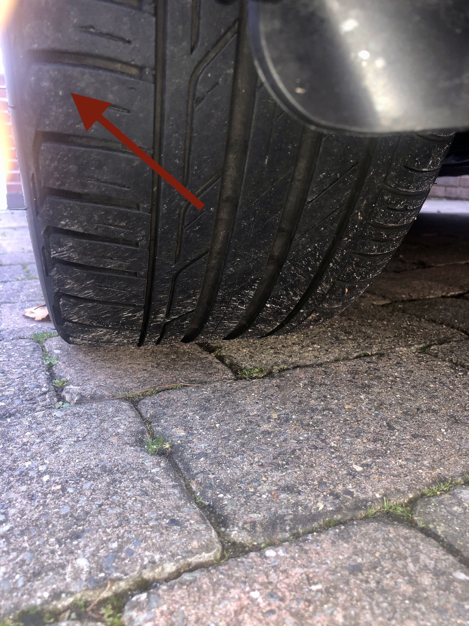 Offside front (driver side)