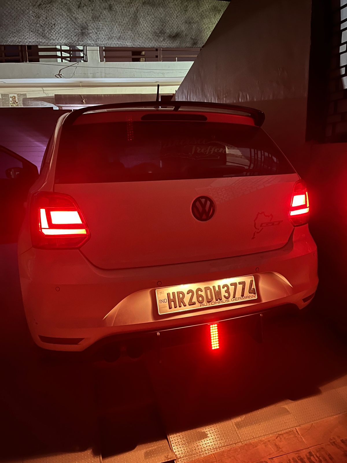 Blinker in normal power on mode.
